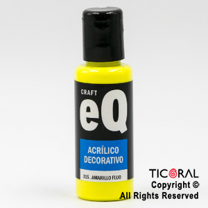 ACRIL.DECOR.EQ 315 AMARILLO FLUO 50ML X 1